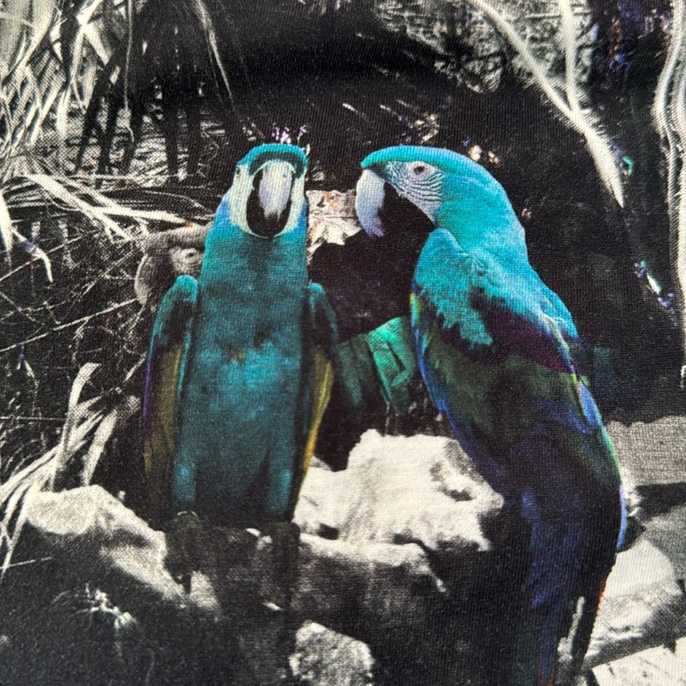 Ted Baker London Tropar Parrot Cotton T-shirt. Men’s‎ Size 6 (2XL). - Picture 3 of 6